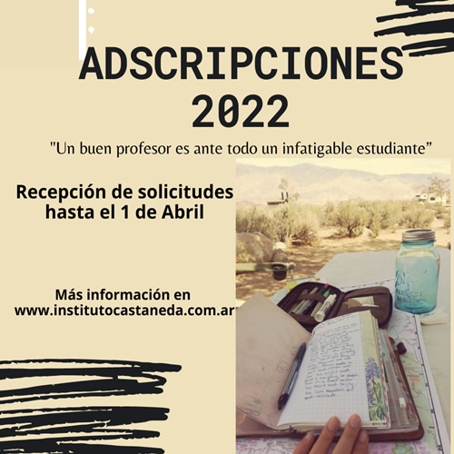 ADSCRIPCIONES 2022