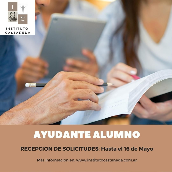 Convocatoria para AYUDANTE ALUMNO