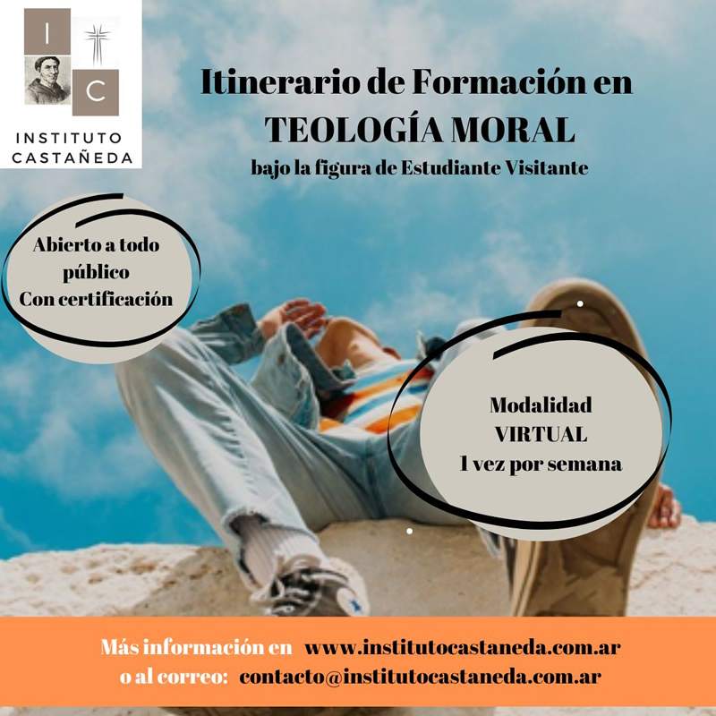 Abierta la inscripción al itinerario de Formación en TEOLOGÍA MORAL