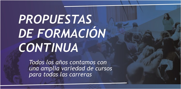 PROPUESTAS DE FORMACIÓN CONTINUA